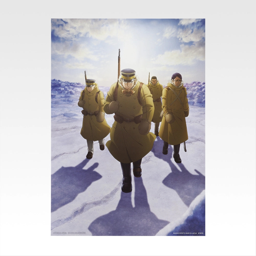 Ichiban Kuji Golden Kamuy Gold Nugget Scramble - I Prize Visual Sheet Complete Set of 12 Types