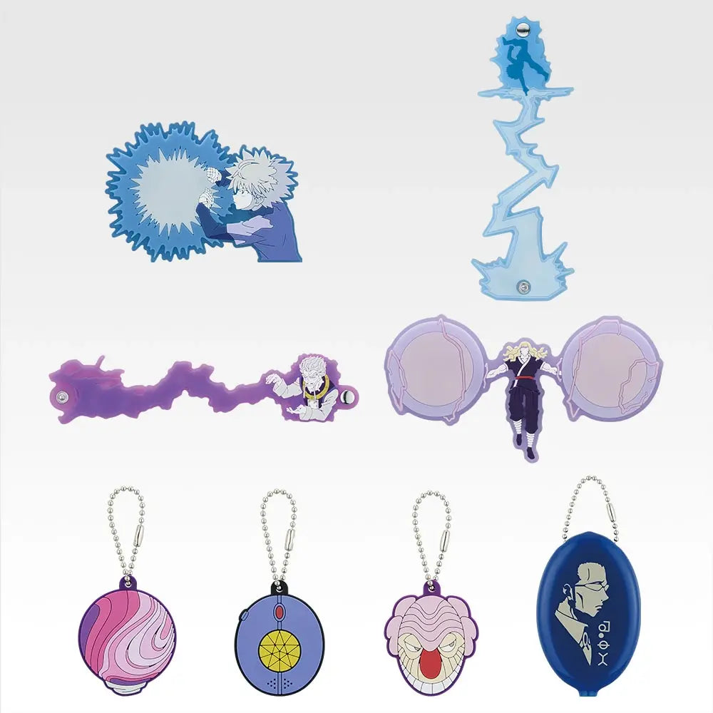 Ichiban Kuji HUNTER×HUNTER Zaoldyeck Family - H Prize Rubber Collection Complete Set of 8 Types
