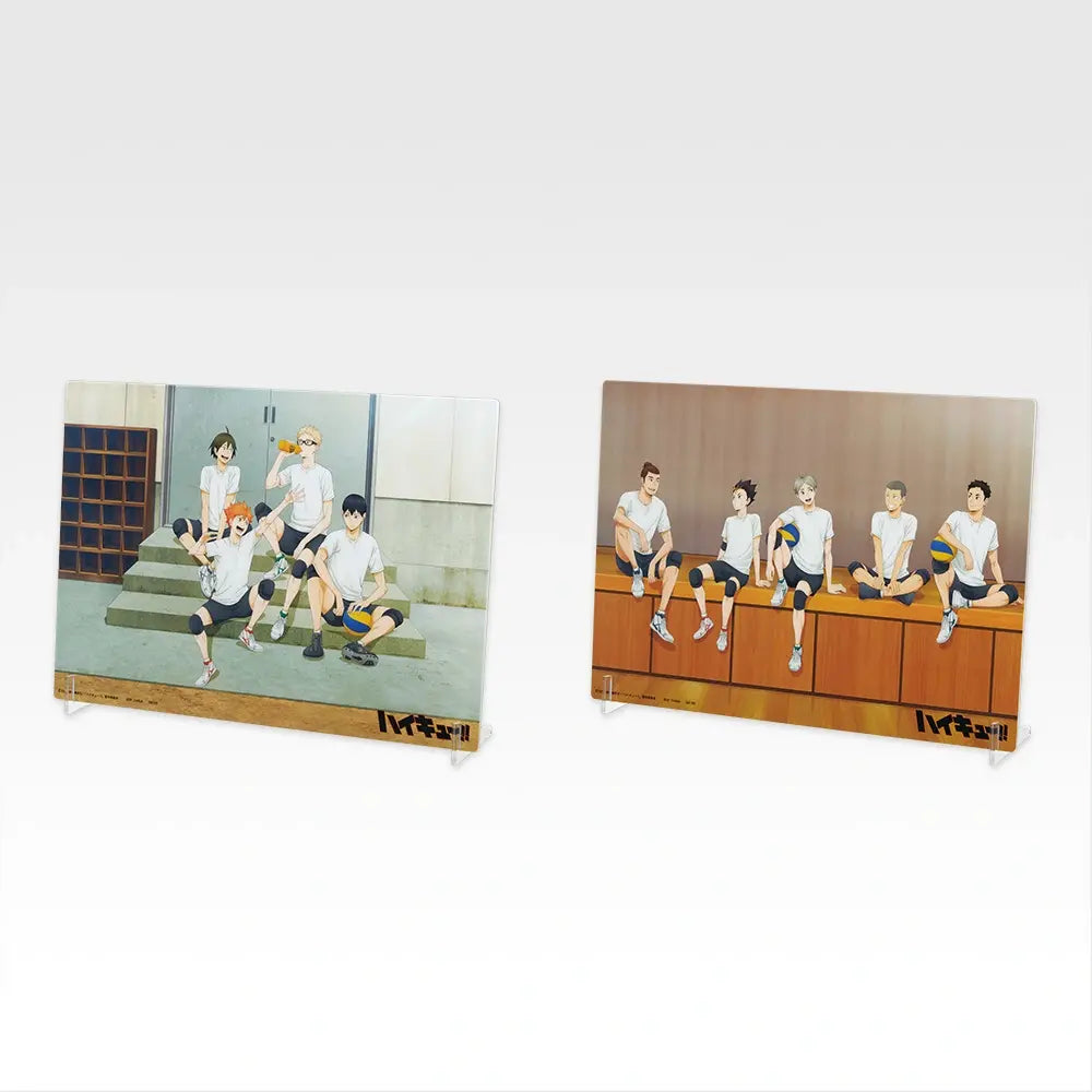 Ichiban Kuji Haikyu!! Karasuno's Future - D Prize Acrylic Board Complete Set of 2 Types
