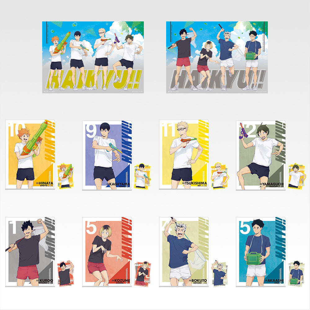Ichiban Kuji Haikyu!! Road to the Nationals - G Prize Clear Item Assortment Complete Set of 10 Types