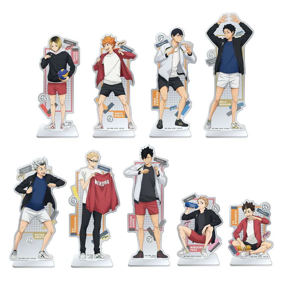 Ichiban Kuji Haikyu!! The Movie Battle at the The Dumpster Battle 2- E Prize Acrylic Stand Complete Set of 9 Types