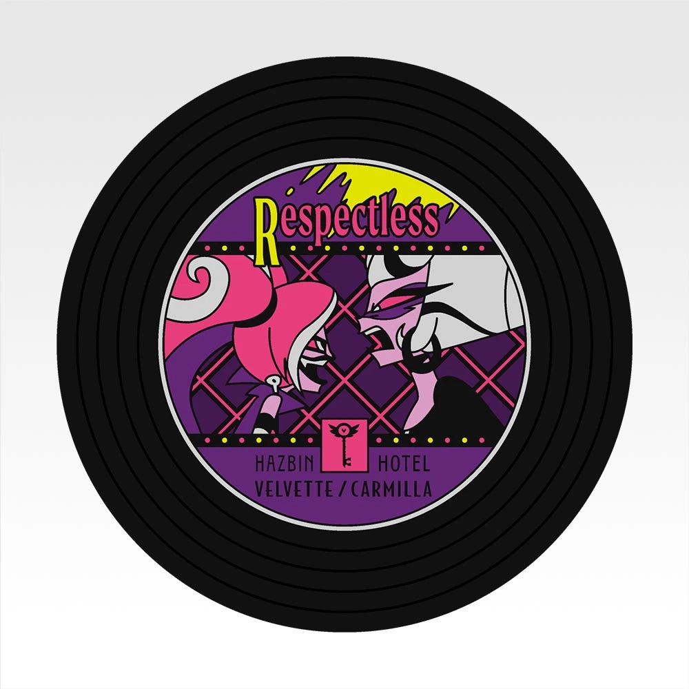 Ichiban Kuji Hazbin Hotel - G Prize Record-Style Rubber Coasters Complete Set of 9 Types