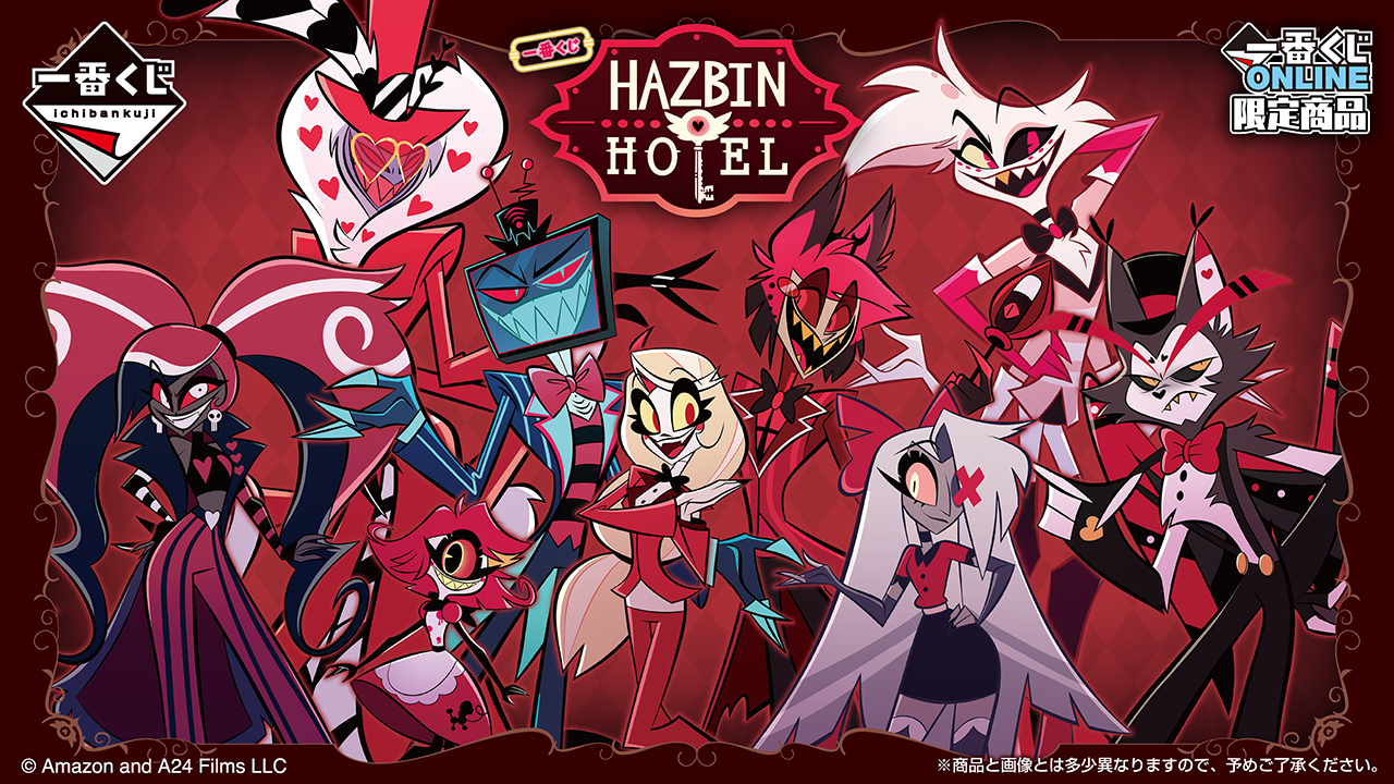 Ichiban Kuji Hazbin Hotel - F Prize Acrylic Stands Complete Set of 9 Types