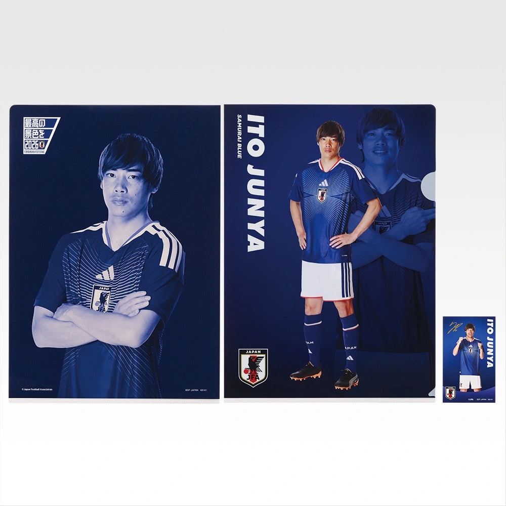 Ichiban Kuji Japan National Football Team ver. The Best View in 2026 - H Prize Clear File & Sticker Complete Set of 13 Types