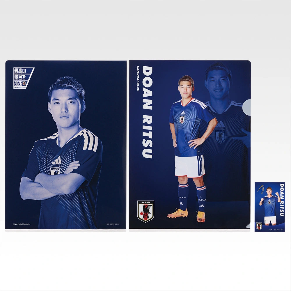 Ichiban Kuji Japan National Football Team ver. The Best View in 2026 - H Prize Clear File & Sticker Complete Set of 13 Types