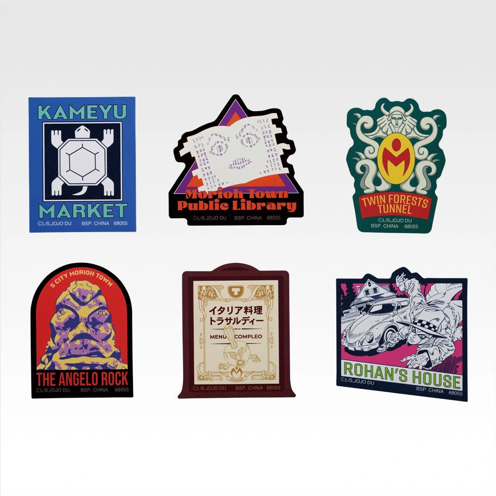 Ichiban Kuji JoJo's Bizarre Adventure Diamond is Unbreakable STAND RUSH! - J Prize Sticker Collection Complete Set of 10 Types