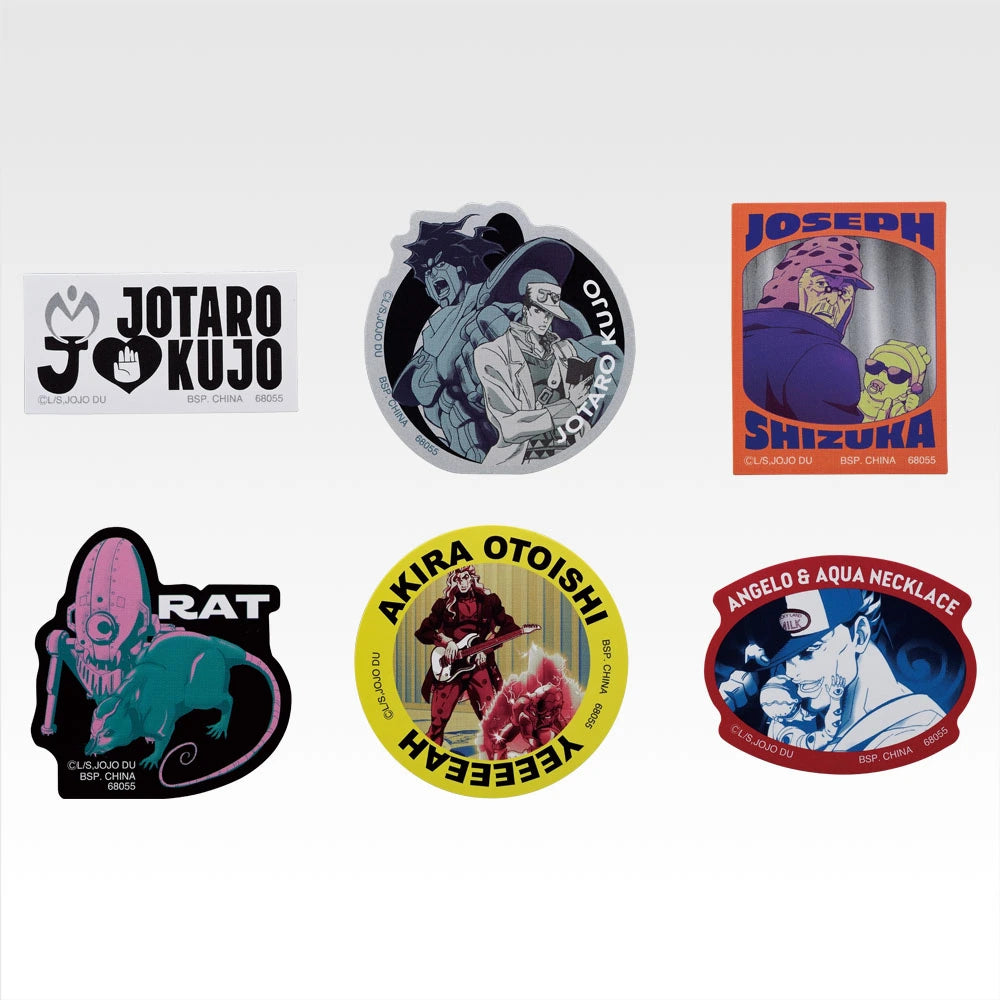 Ichiban Kuji JoJo's Bizarre Adventure Diamond is Unbreakable STAND RUSH! - J Prize Sticker Collection Complete Set of 10 Types
