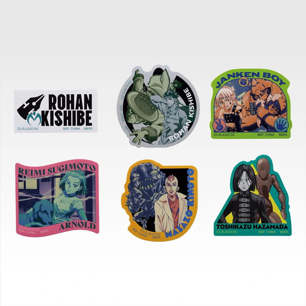 Ichiban Kuji JoJo's Bizarre Adventure Diamond is Unbreakable STAND RUSH! - J Prize Sticker Collection Complete Set of 10 Types