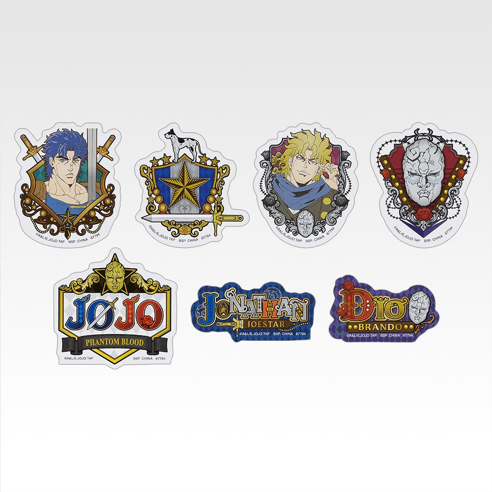 Ichiban Kuji Jojo's Bizarre Adventure The Jojo World - L Prize Sticker Assortement Complete Set of 66