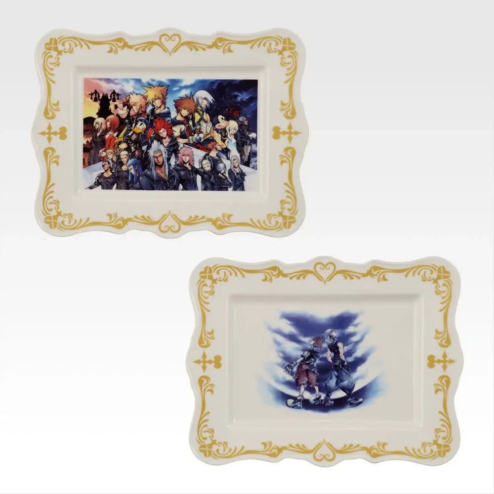 Ichiban Kuji Kingdom Hearts 25th Anniversary - D Prize Art Dish Complete Set of 2 Types