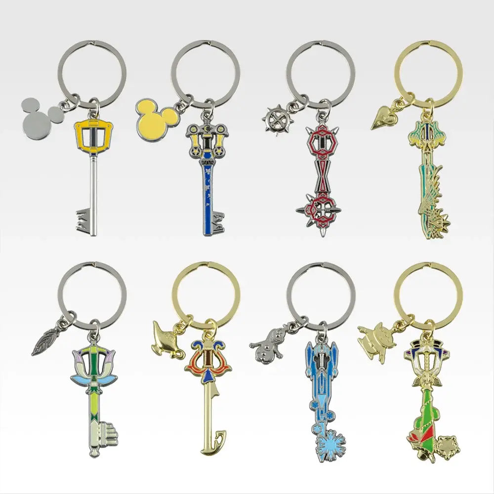 Ichiban Kuji Kingdom Hearts 25 th Anniversary - G Prize Keyblade Charm Collection Complete Set of 8 Types
