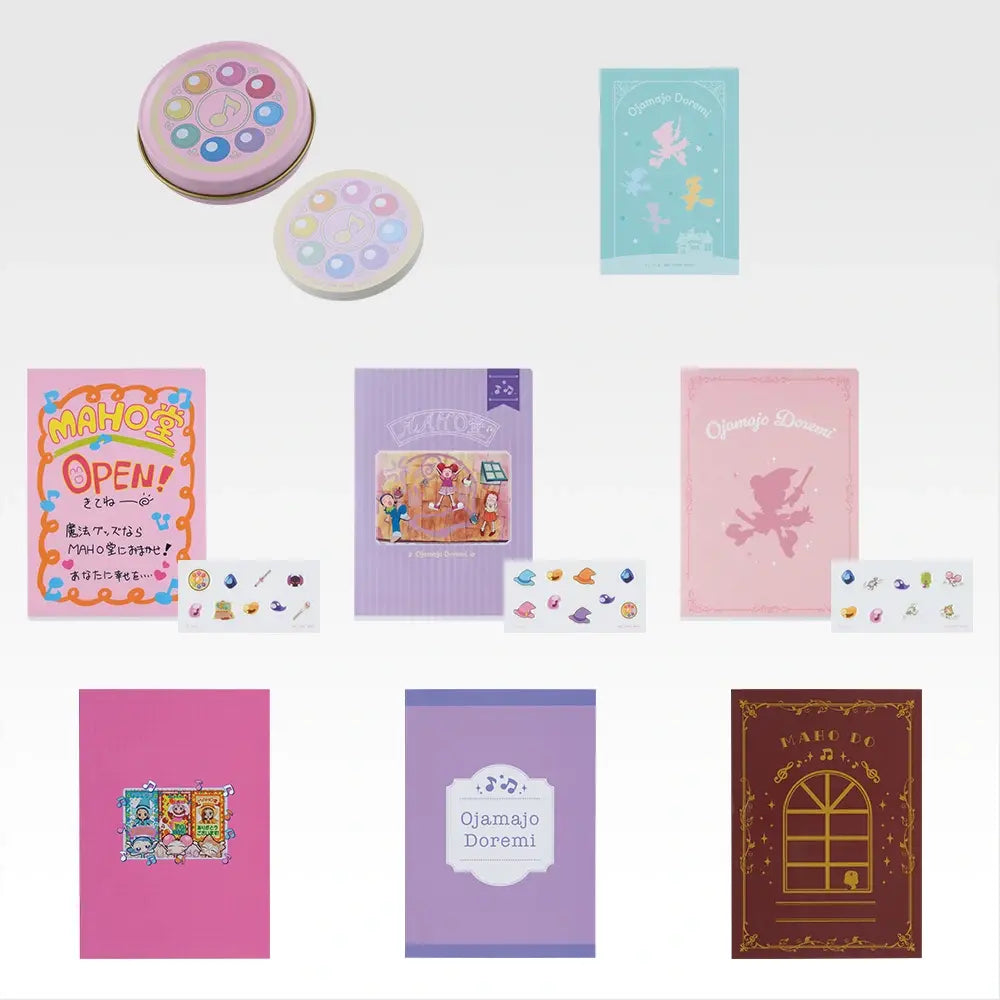 Ichiban Kuji Magical Doremi Welcome To Maho-dou - G Prize Stationery Set Complete Set of 8 Types