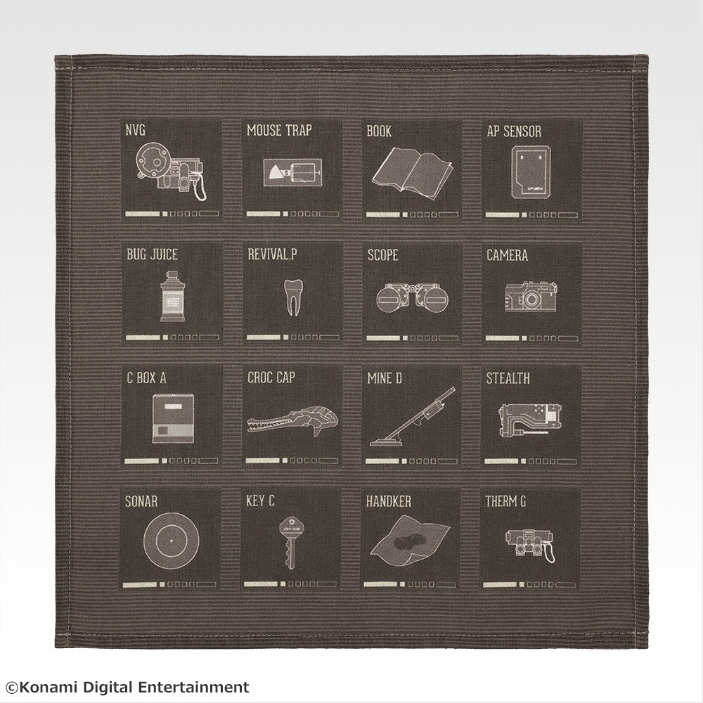 Ichiban Kuji Metal Gear Solid Snake Eater - E Prize Survival Handkerchief Complete Set of 5 Types