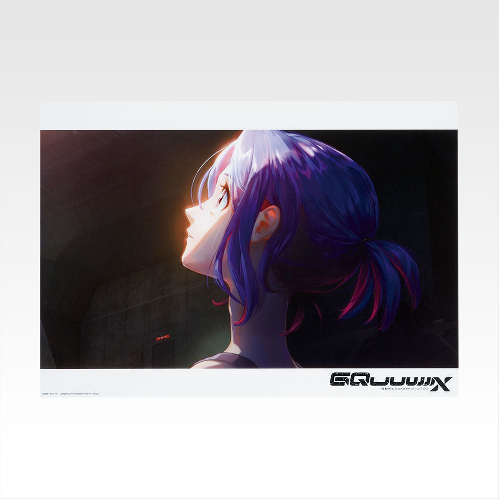 Ichiban Kuji Mobile Suit Gundam vol.3 GQuuuuuX Sieg Axe - H Prize Clear Poster (12 Types)