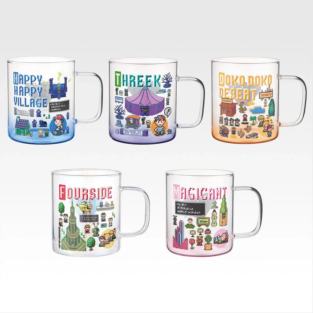 Ichiban Kuji Mother 2 (Earthbound) Giygas's Revenge Part 2 - C Prize Local Souvenir Glass Mug (5 Types)