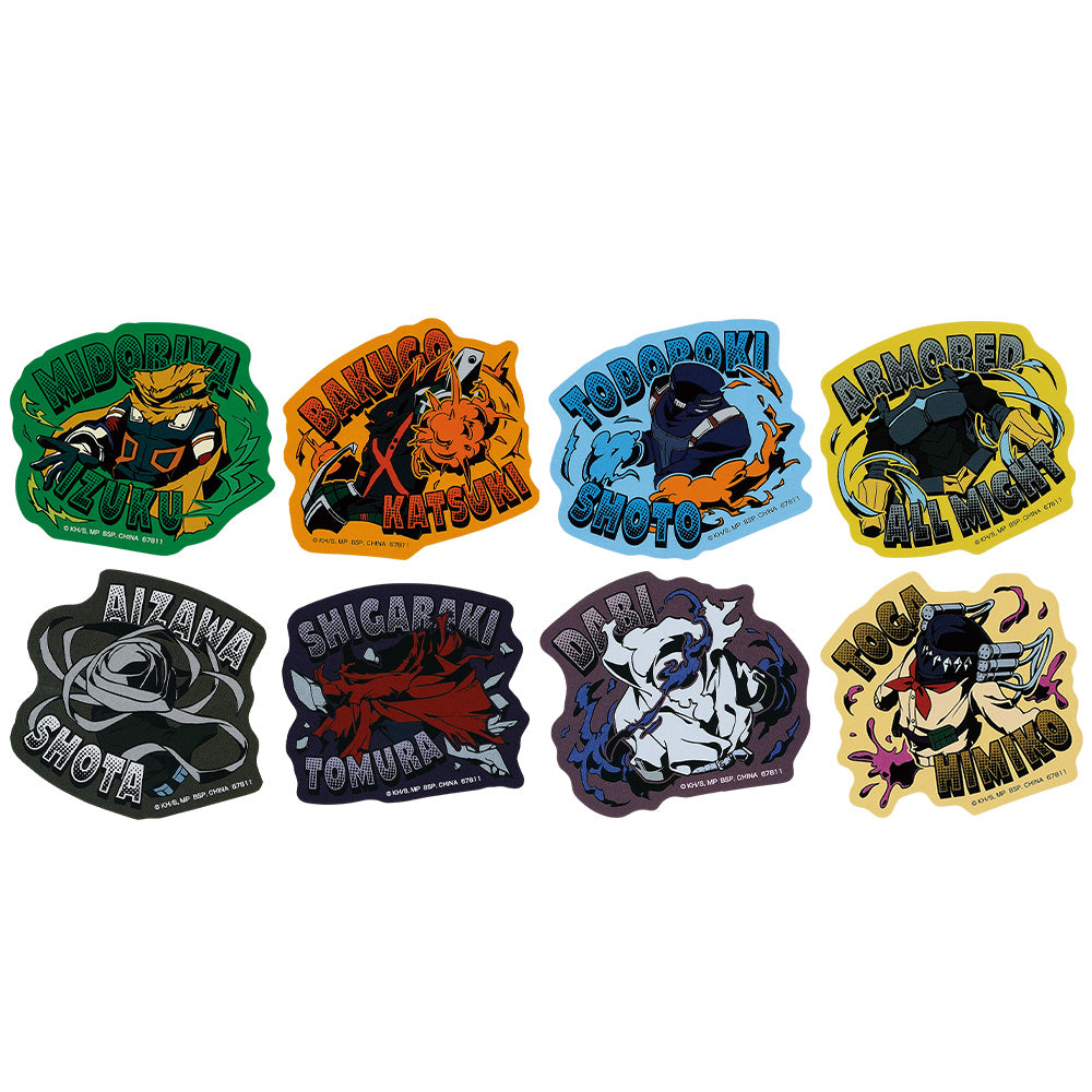 Ichiban Kuji My Hero Academia Conflicting Feelings - J Prize Sticker Set Complete Set of 8 Types