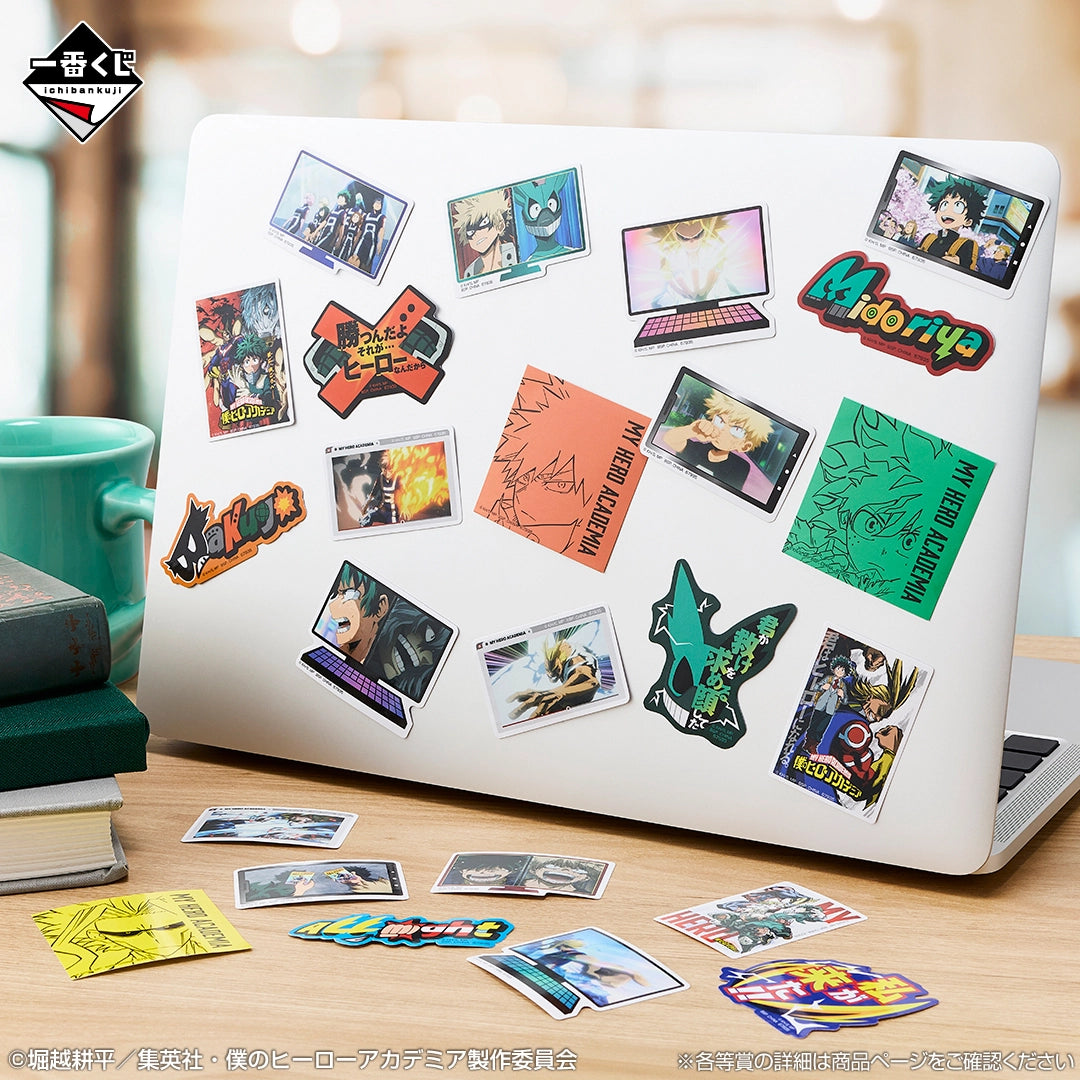 Ichiban Kuji My Hero Academia Further Beyond - L Prize Stickers Assortment Complete Set of 56