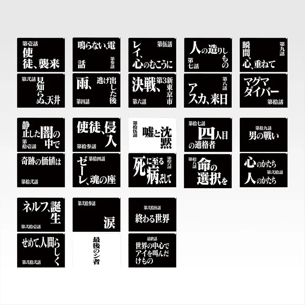 Ichiban Kuji Neon Genesis Evangelion 30th Anniversary - G Prize Clear File Set Complete Set of 13 Types