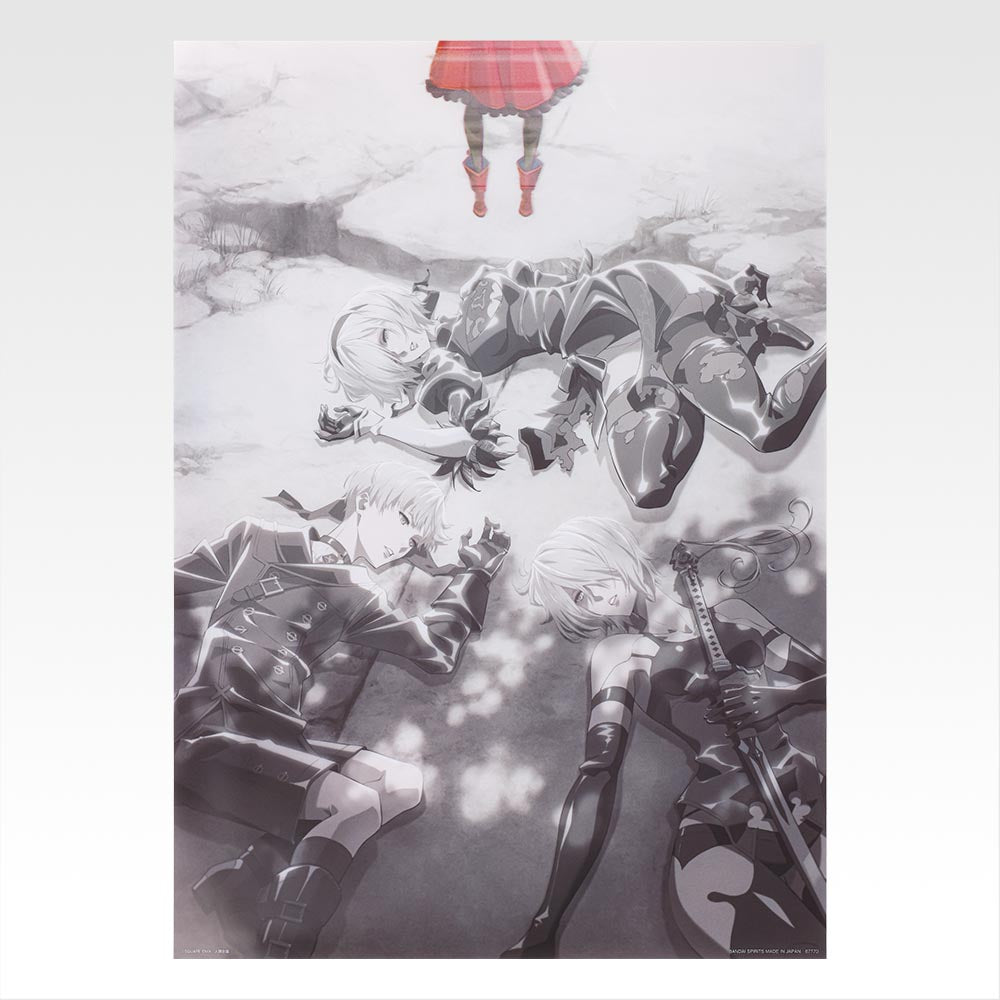 Ichiban Kuji Nier Automata Ver 1.1a Glory to Humanity - F Prize Clear Poster Complete Set of 12 Types