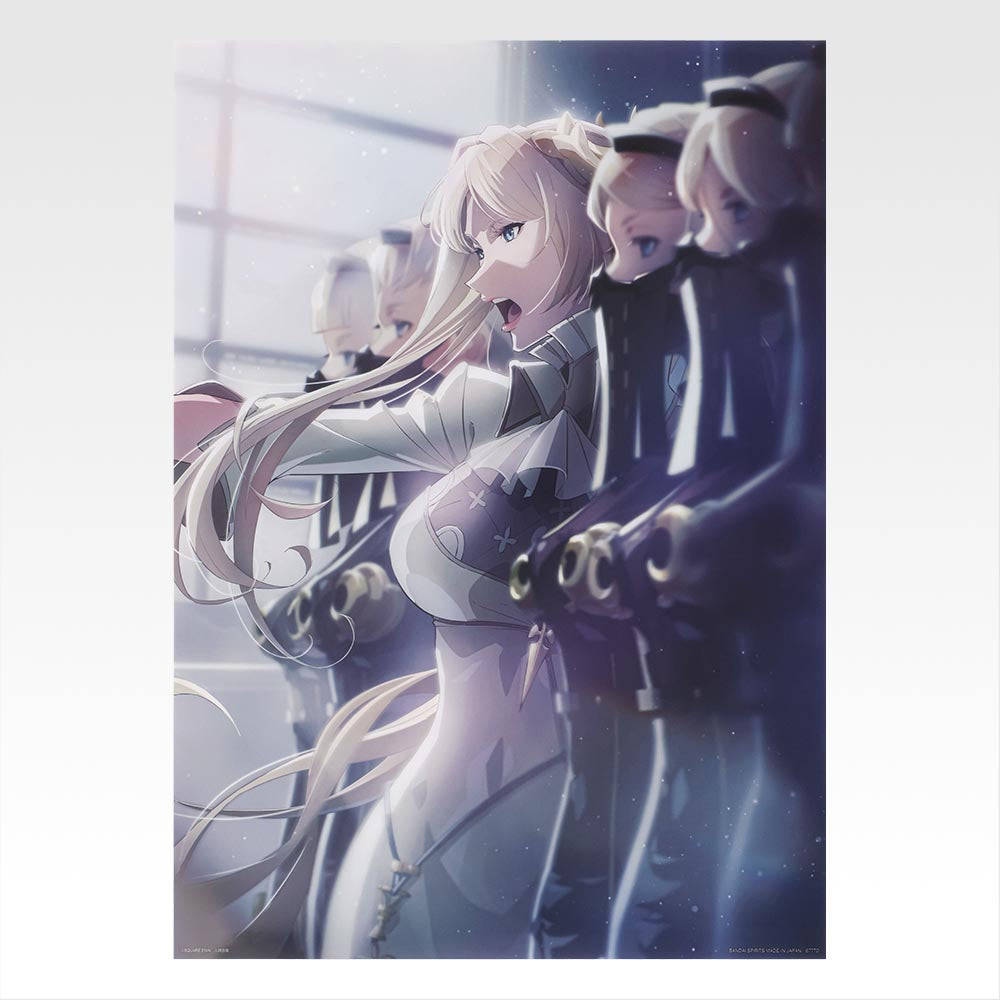 Ichiban Kuji Nier Automata Ver 1.1a Glory to Humanity - F Prize Clear Poster Complete Set of 12 Types