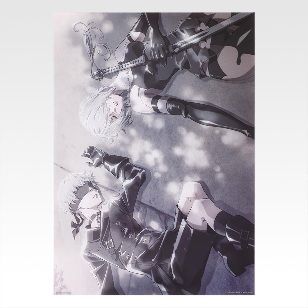 Ichiban Kuji Nier Automata Ver 1.1a Glory to Humanity - F Prize Clear Poster Complete Set of 12 Types