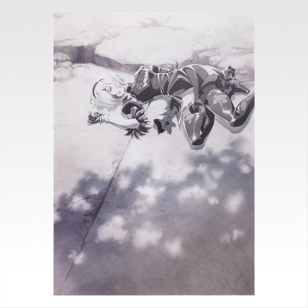 Ichiban Kuji Nier Automata Ver 1.1a Glory to Humanity - F Prize Clear Poster Complete Set of 12 Types