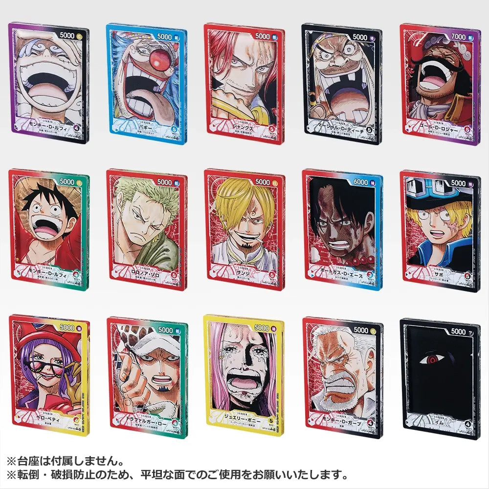Ichiban Kuji One Piece Card Game - G Prize Card Design Acrylic Stand Complete Set of 15 Types