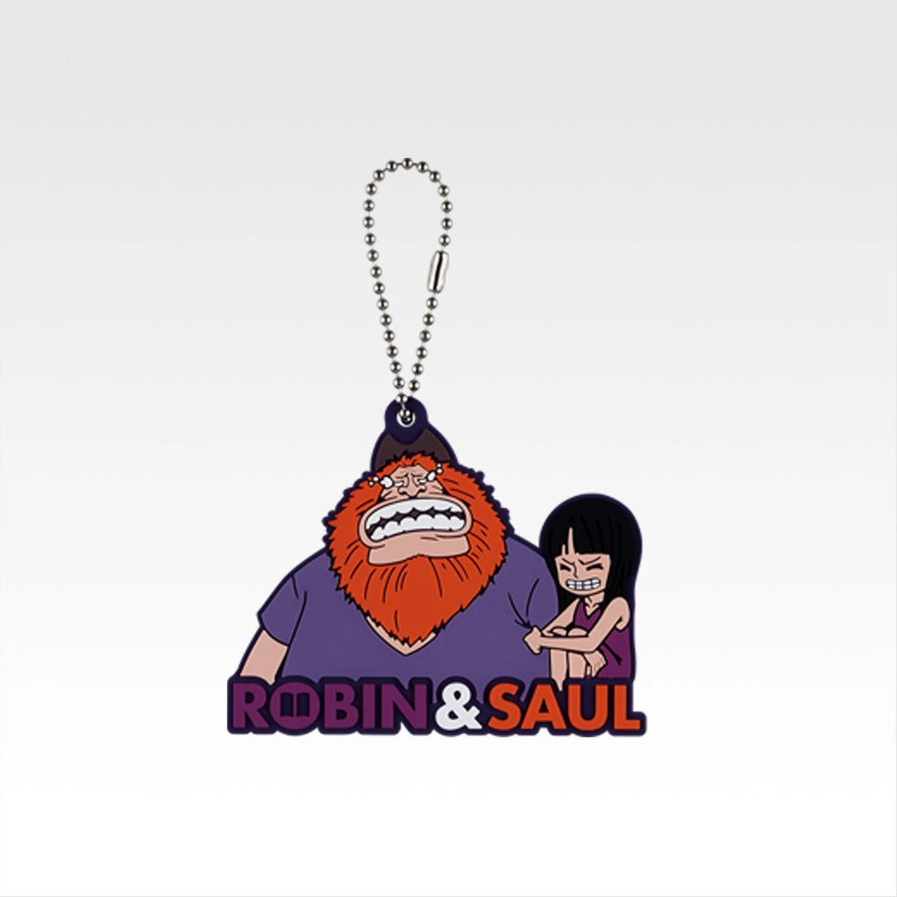 Ichiban Kuji One Piece Dramatic Memories - I Prize Rubber Keychains Complete Set of 8 Types