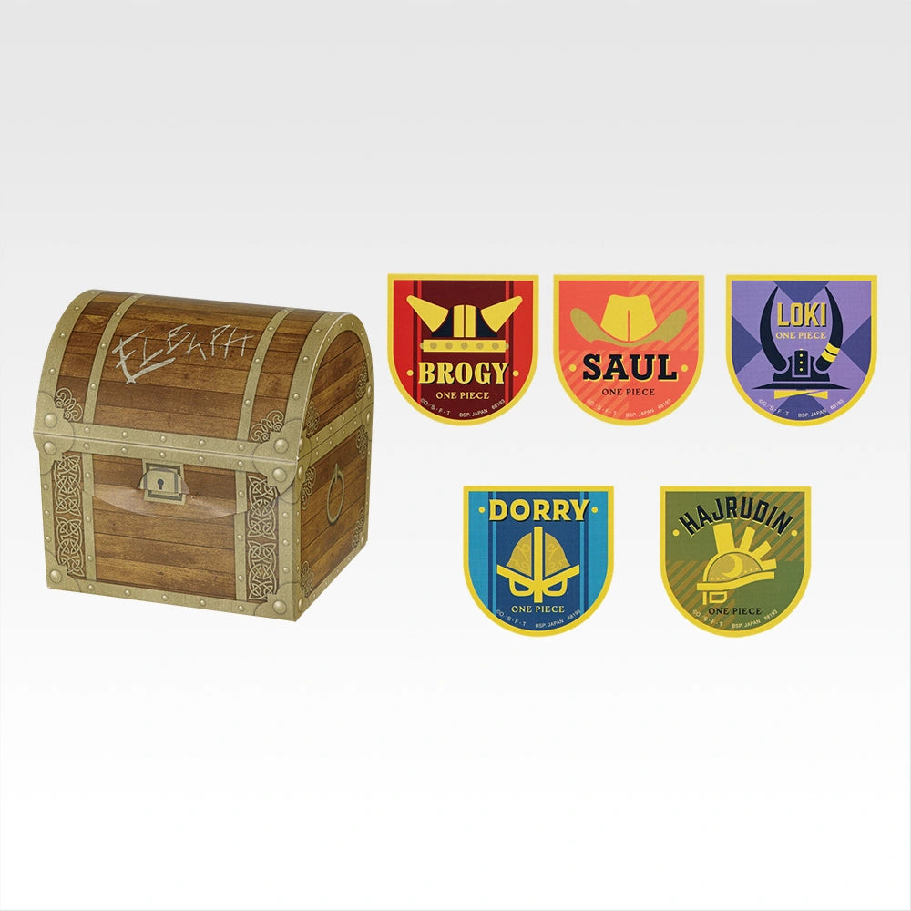 Ichiban Kuji One Piece Elbaf Arc Giant Bash!! Vol.1 - G Prize Treasure Chest Sticker Set