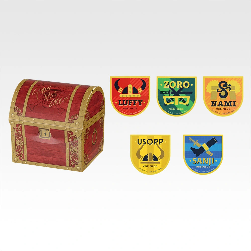 Ichiban Kuji One Piece Elbaf Arc Giant Bash!! Vol.1 - G Prize Treasure Chest Sticker Set