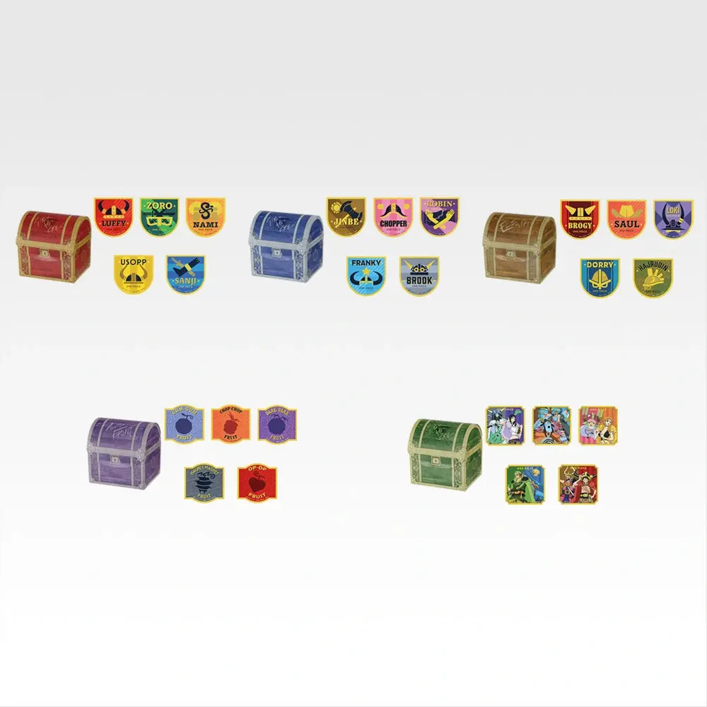 Ichiban Kuji One Piece Elbaf Arc Giant Bash!! Vol.1 - G Prize Treasure Chest Sticker Set