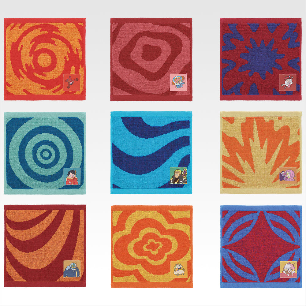 Ichiban Kuji One Piece Future Island Egghead My Feelings for You - H Prize Jacquard Towel Complete Set of 9 Types