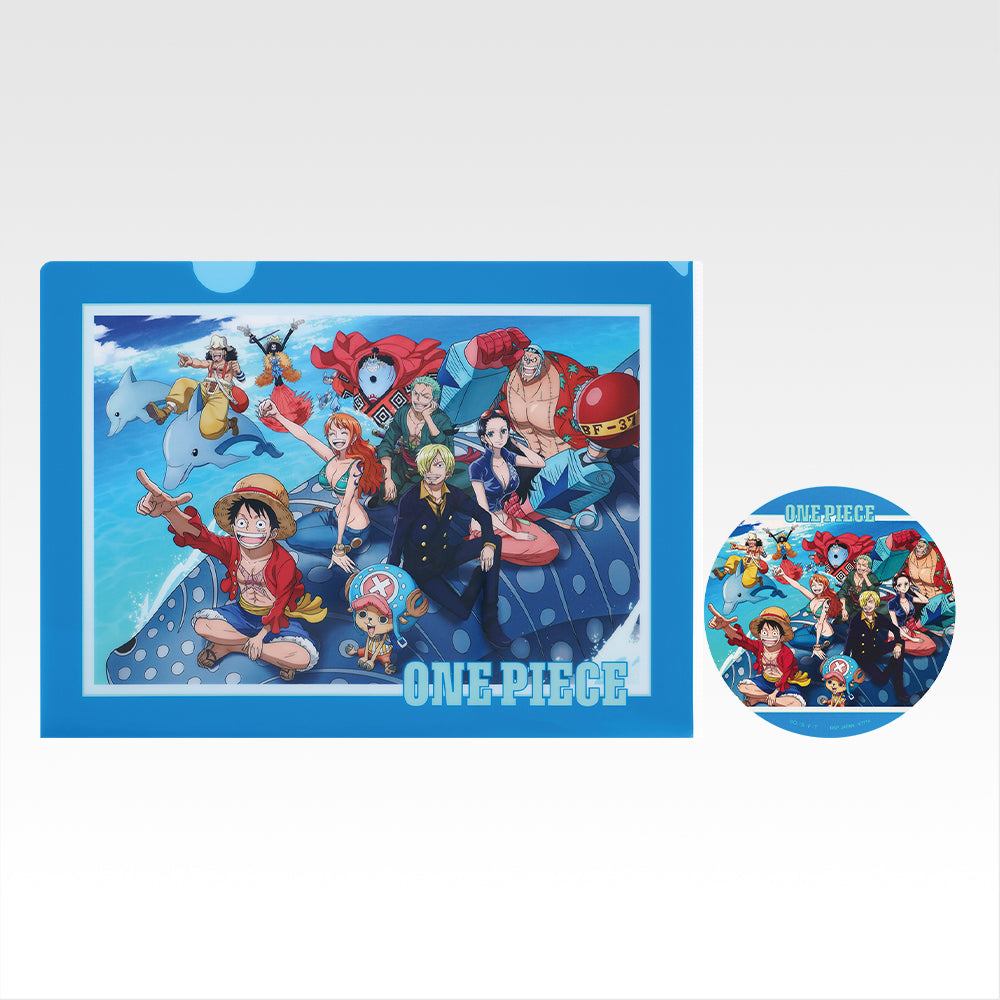 Ichiban Kuji One Piece Future Island Egghead My Feelings for You - I Prize Clear File and Sticker Set Complete Set of 12 Types