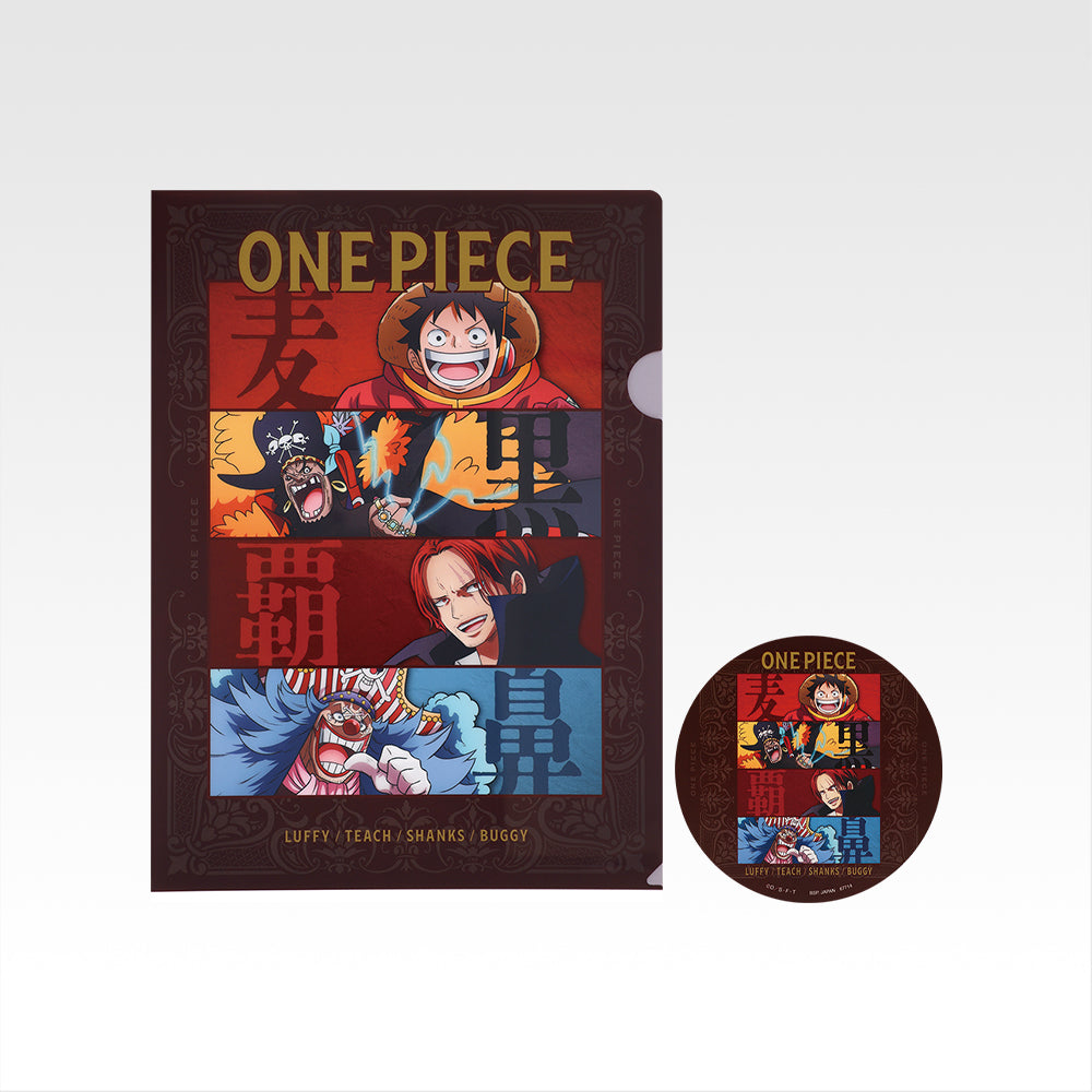 Ichiban Kuji One Piece Future Island Egghead My Feelings for You - I Prize Clear File and Sticker Set Complete Set of 12 Types