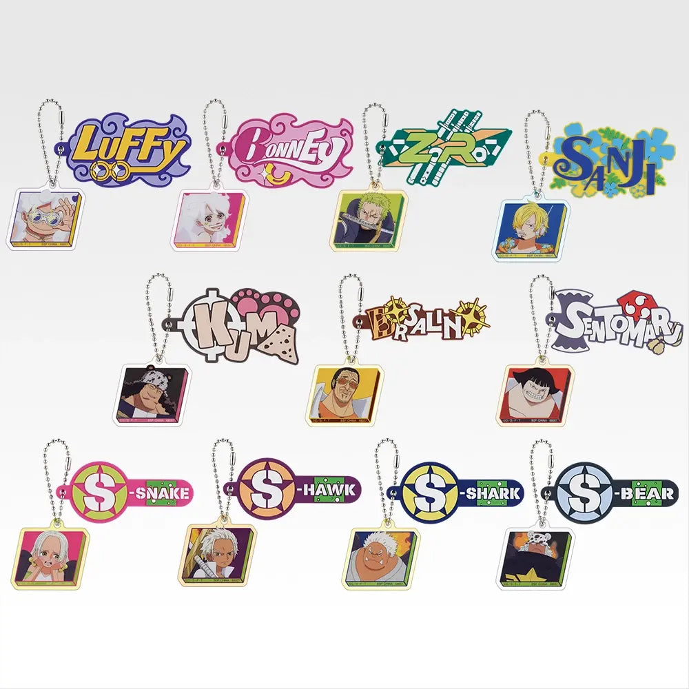 Ichiban Kuji One Piece The Future We Envision - H Prize Keychain Complete Set of 11 Types