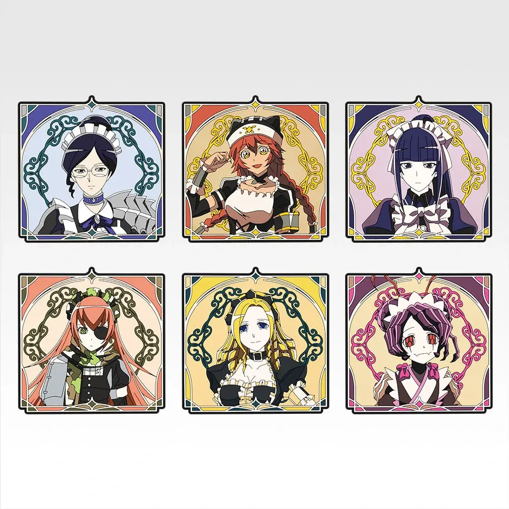 Ichiban Kuji Overlord - E Prize Rubber Coaster Complete Set of 6