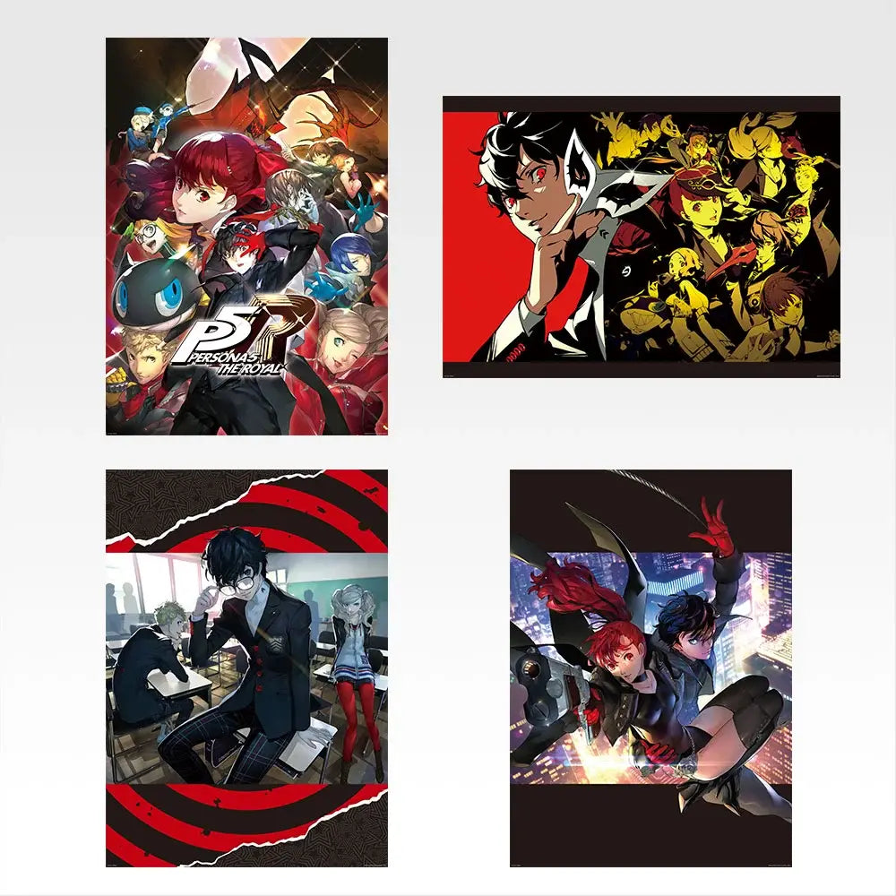 ペルソナ5 ポスター 4枚セットC賞 Ichiban Kuji Persona 5 Royal - D Prize Poster Complete Set of 4