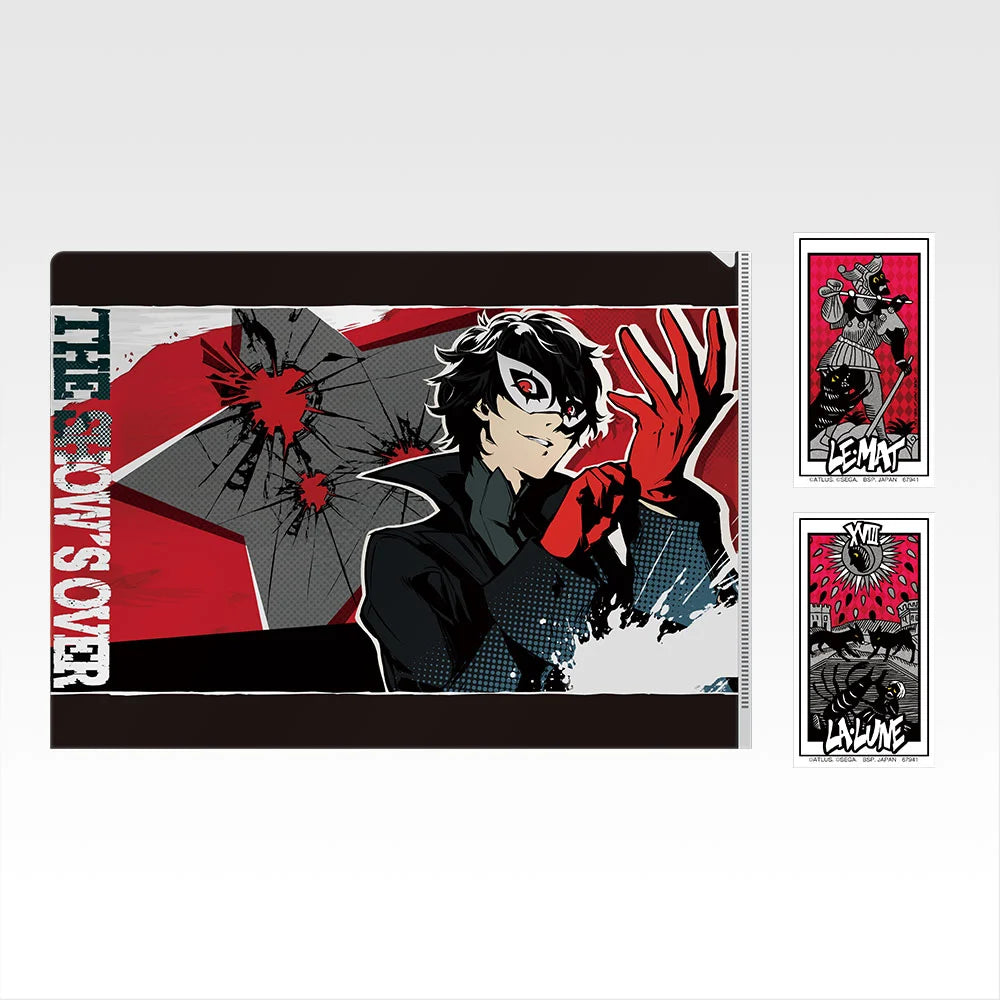 Ichiban Kuji Persona 5 Royal - H Prize Clear File and Sticker Collection Complete Set of 12 Types