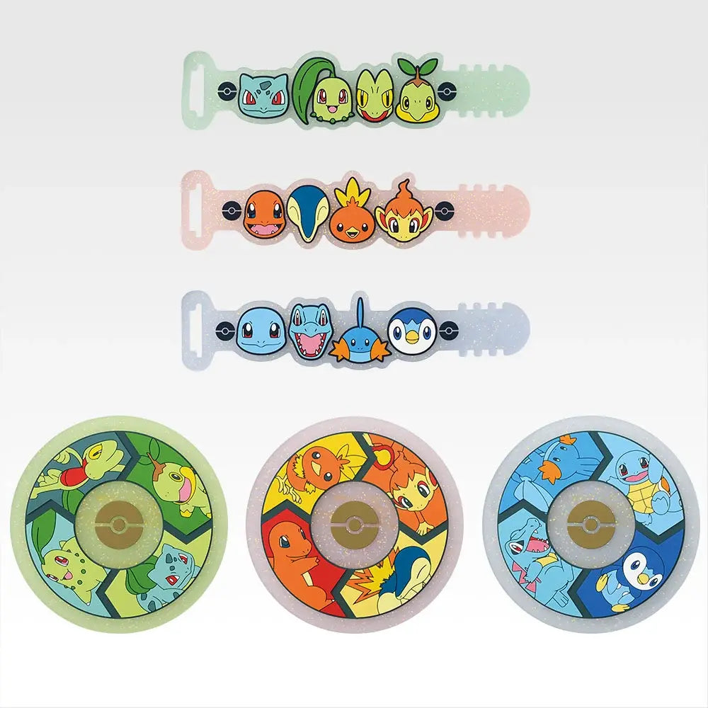 Ichiban Kuji Pokemon 30th Anniversary Vol. 1 - I Prize Rubber Collection Complete Set of 6 Types