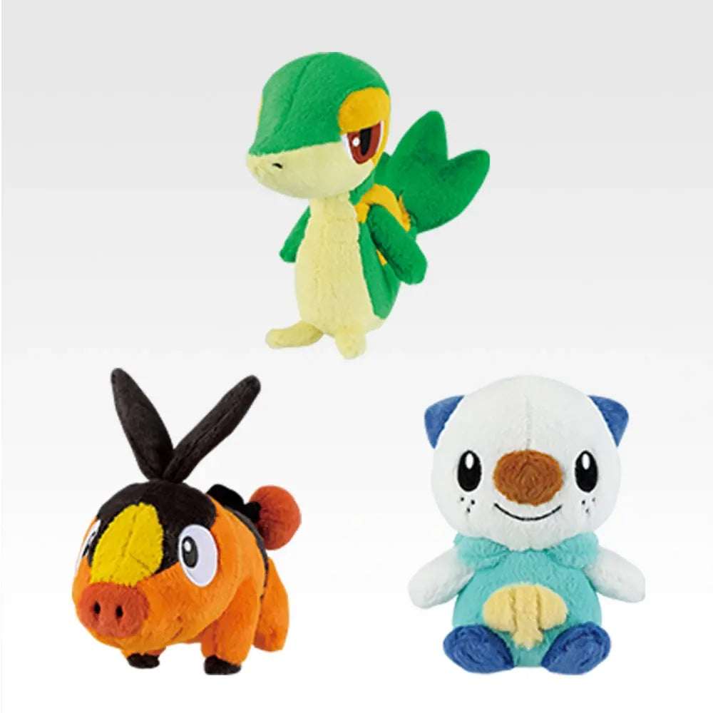 Ichiban Kuji Pokemon 30th Anniversary Vol. 2 - C Prize Unova Region's Three Departing Pokémon Plush Toys (3 Types)