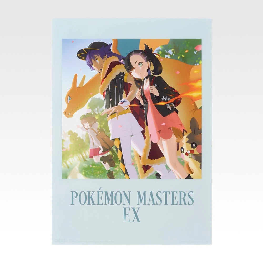 Ichiban Kuji Pokemon Masters EX 7th Anniversary - F Prize Pokemon Masters Art Clear Poster (22 Types)