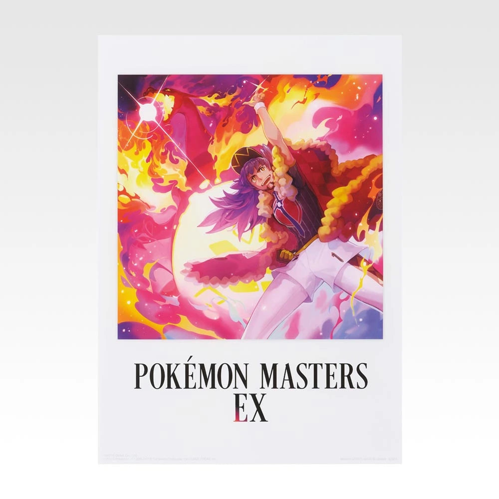 Ichiban Kuji Pokemon Masters EX 7th Anniversary - F Prize Pokemon Masters Art Clear Poster (22 Types)