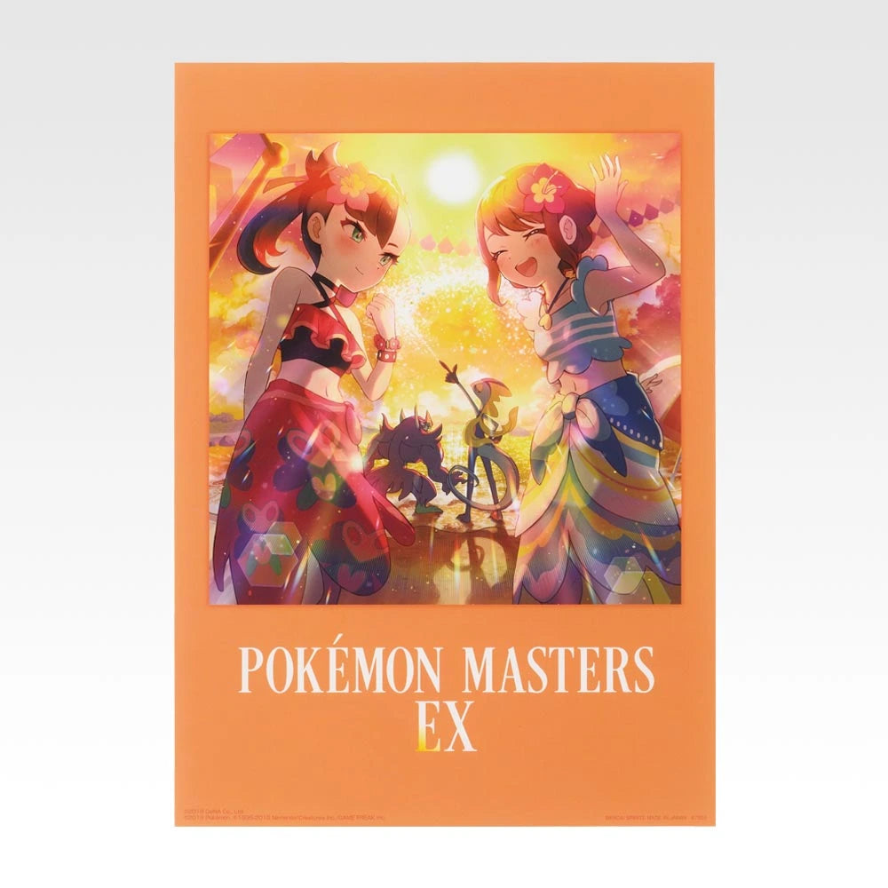 Ichiban Kuji Pokemon Masters EX 7th Anniversary - F Prize Pokemon Masters Art Clear Poster (22 Types)