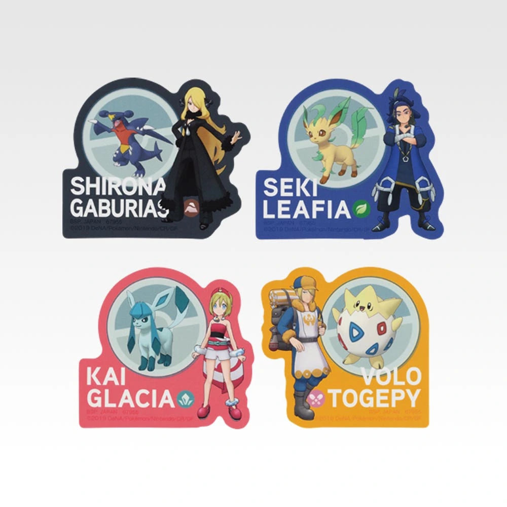 Ichiban Kuji Pokemon Masters EX 7th Anniversary - G Prize Buddies Stickers Collection Complete Set Of 10 Types