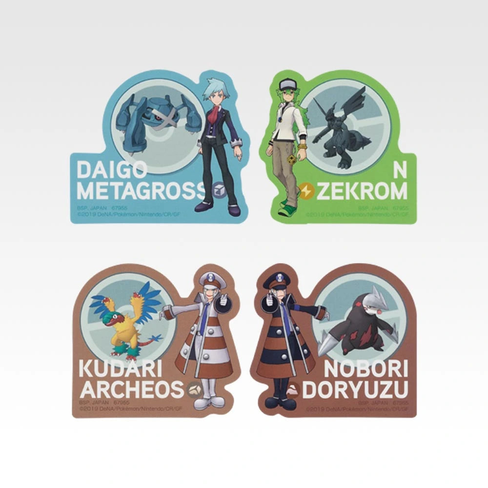 Ichiban Kuji Pokemon Masters EX 7th Anniversary - G Prize Buddies Stickers Collection Complete Set Of 10 Types