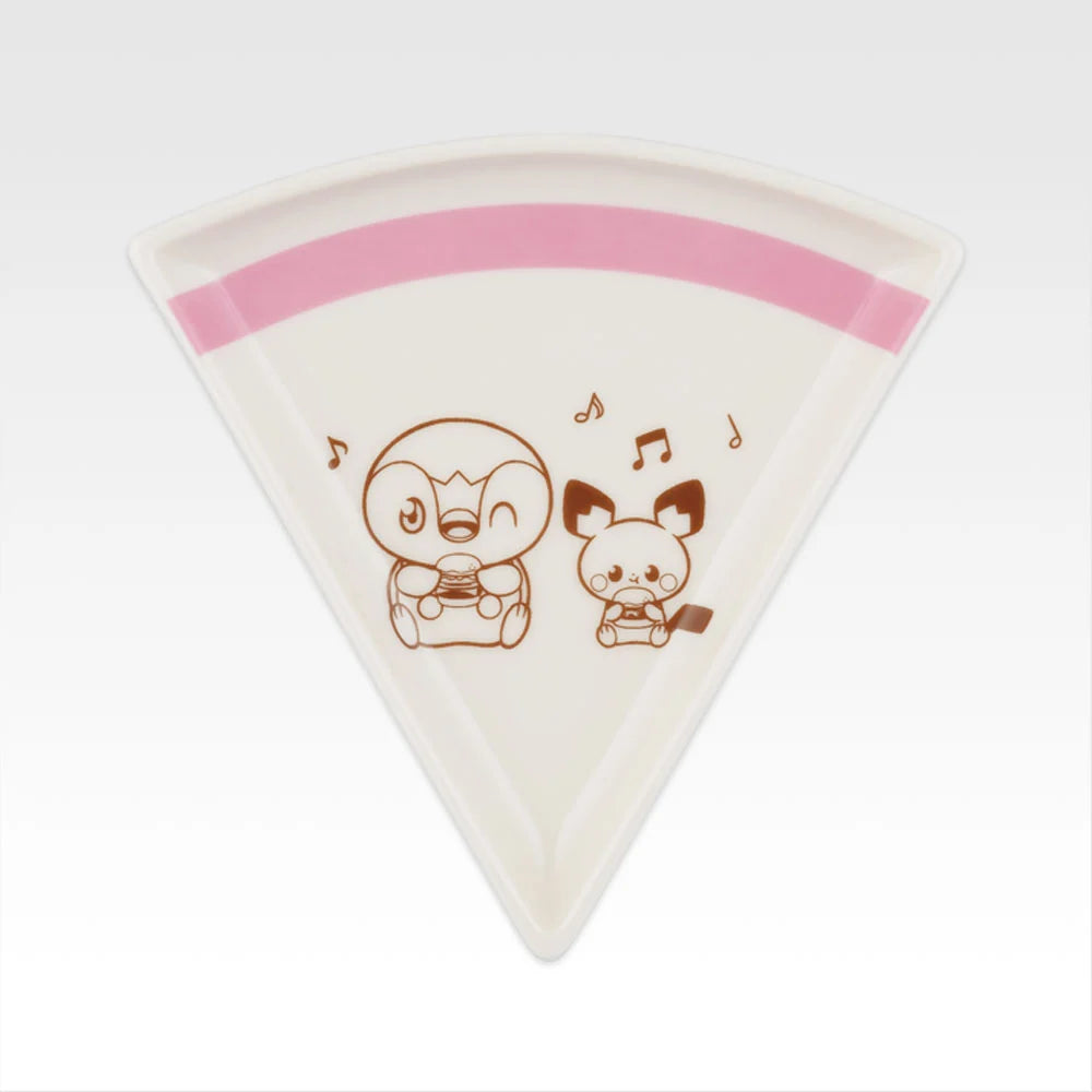 Ichiban Kuji Pokemon Poke Pieces Welcome to the PEACE Diner - G Prize Pizza-shaped Plate Complete Set of 6 Types