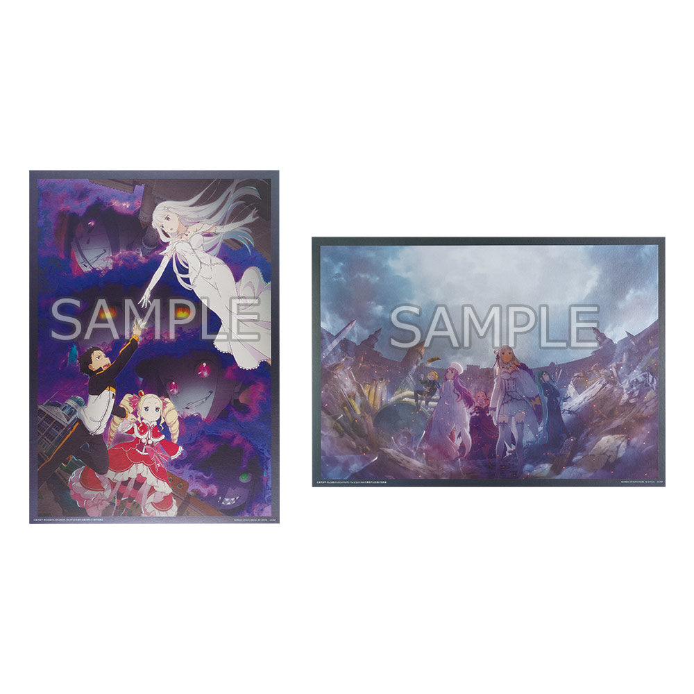 Ichiban Kuji Re:Zero Starting Life in Another World I Will Remember This Day - C Prize Metallic Sheet Complete Set of 2 Types
