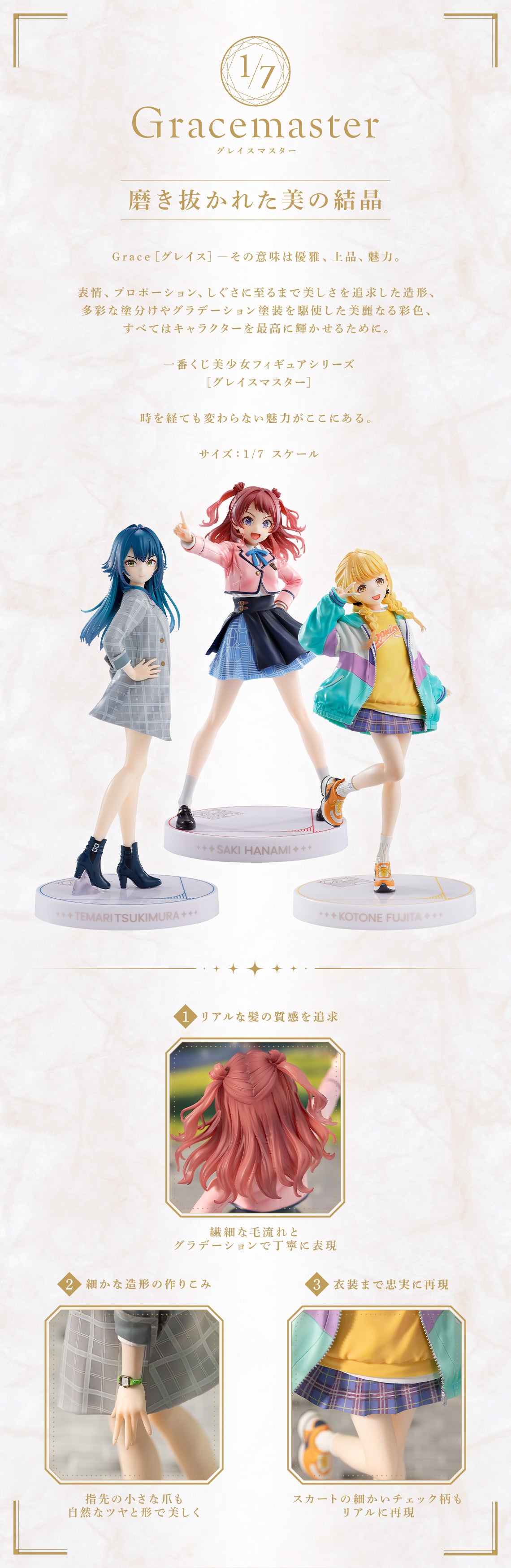 Ichiban Kuji School Idolmaster Part 2 - C Prize Kotone Fujita Figure 1/7 Gracemaster