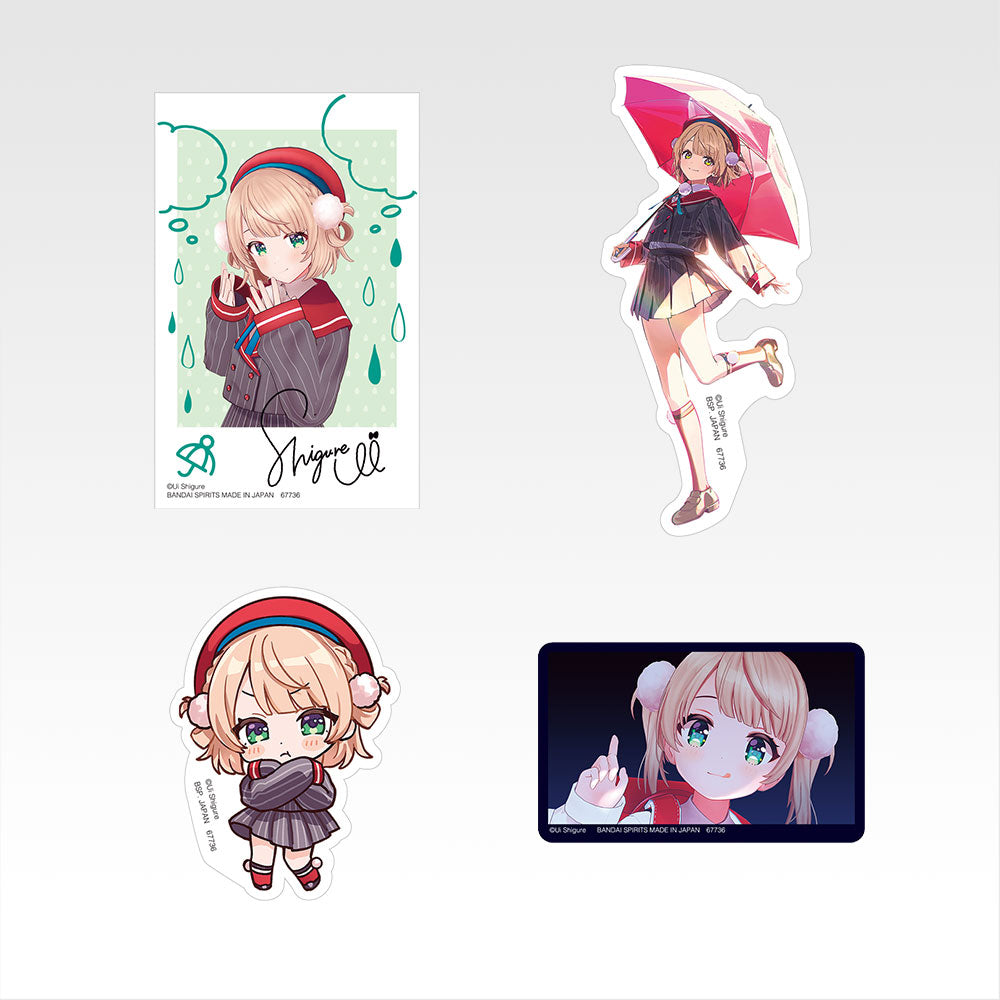 Ichiban Kuji Shigure Ui - K Prize Sticker Complete Set of 6 Types