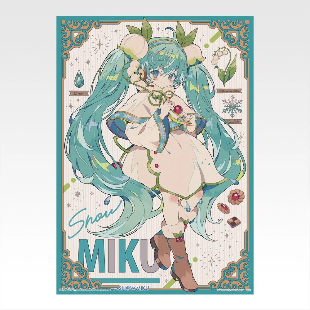 Ichiban Kuji Snow Miku All Stars - S Prize Clear Posters (16 Types)